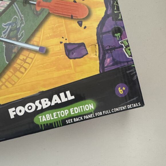 Teenage Mutant Ninja Turtles Mutant Mayhem Foosball Tabletop Edition UNUSED READ - Picture 3 of 8